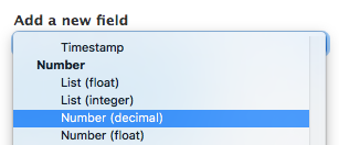 Choosing between float or decimal